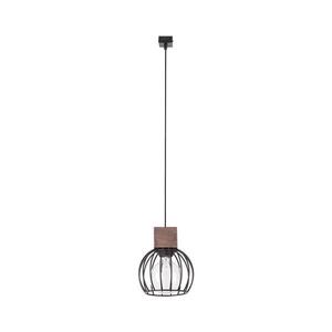 Lustr na lanku MILAN 1xE27/60W/230V dřevo 31570 obraz