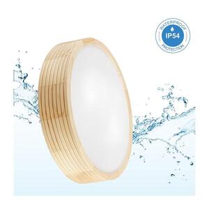 Koupelnové stropní svítidlo NATURAL MODERN 3xE27/15W/230V pr. 37, 5 cm borovice LD-PD-6.20/R/SOSNA obraz
