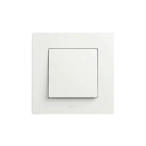 Legrand - Jednopólový vypínač č. 1 s rámečkem NILOE STEP bílá LR0060+LR0054 obraz