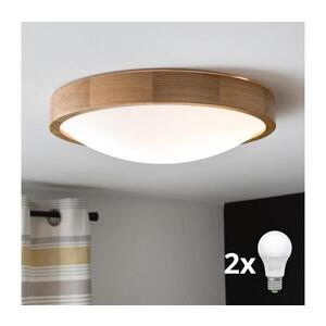 BRILAGI - LED Stropní svítidlo CARVALHO SLIM 2xE27/15W/230V dub pr. 37 cm 8590828606789 obraz