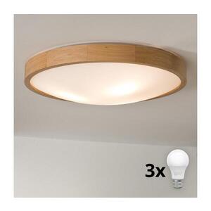 BRILAGI - LED Stropní svítidlo CARVALHO SLIM 3xE27/15W/230V dub pr. 47 cm 8590828606796 obraz