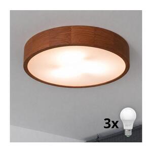BRILAGI - LED Stropní svítidlo CARVALHO 3xE27/15W/230V dub třešeň pr. 47 cm 8590828607120 obraz
