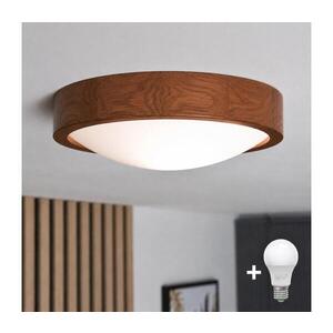BRILAGI - LED Stropní svítidlo CARVALHO SLIM 1xE27/15W/230V dub třešeň pr. 27 cm 8590828607137 obraz