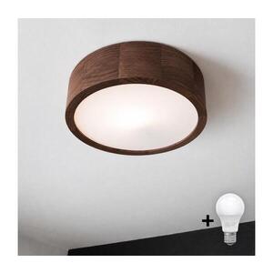 BRILAGI - LED Stropní svítidlo CARVALHO 1xE27/15W/230V dub ořech pr. 27 cm 8590828607168 obraz