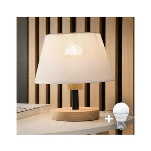 BRILAGI - LED Stolní lampa ANTHONY 1xE14/40W/230V dub/bílá 8590828610885 obraz