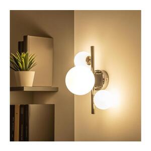 BRILAGI - LED Nástěnné svítidlo MILLA 3xG9/3W/230V černý chrom/bílá 4010-3CW obraz