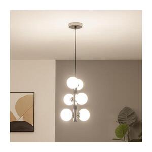 BRILAGI - LED Lustr na lanku MILLA 6xG9/3W/230V černý chrom/bílá 6010-6CW obraz