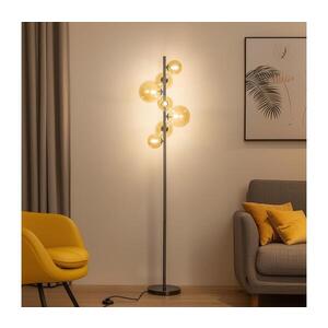 BRILAGI - LED Stojací lampa MILLA 7xG9/3W/230V černý chrom/zlatá 3010-7CA obraz