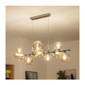 BRILAGI - LED Lustr na lanku MILLA 10xG9/3W/230V černý chrom/zlatá 7010-10CA obraz