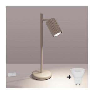 BRILAGI - LED Stolní lampa CRESTO 1xGU10/10W/230V taupe BR.1770 obraz