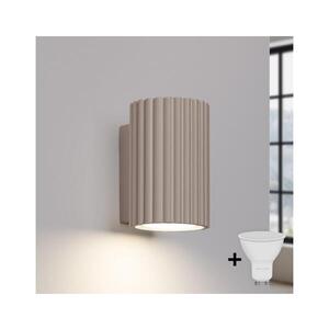 BRILAGI - LED Nástěnné svítidlo CRESTO 1xGU10/10W/230V 10 cm taupe BR.1777 obraz