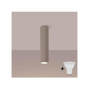 BRILAGI - LED Bodové svítidlo CRESTO 1xGU10/10W/230V 30 cm taupe BR.1778 obraz