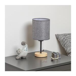 BRILAGI - Stolní lampa NUBILA WOOD 1xE27/25W/230V dub/šedá BG1567+BG1582 obraz