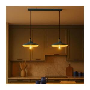 BRILAGI - LED Lustr na lanku FLAMENGO 2xE27/60W/230V modrá BG72375 obraz