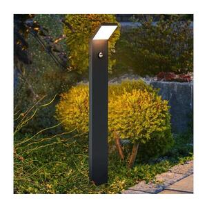 BRILAGI - LED Venkovní lampa se senzorem RIANO LED/8W/230V antracit IP65 80 cm WO-HR60143-800-OEM-ANT obraz