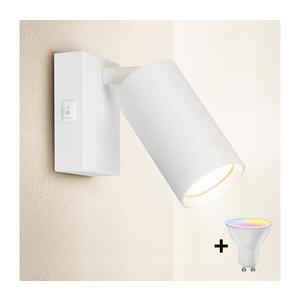BRILAGI - LED Stmívatelné nástěnné bodové svítidlo SELE 1xGU10/4, 8W/230V bílá BG1373+AI2382 obraz