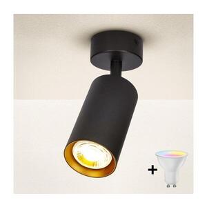 BRILAGI - LED Stmívatelné bodové svítidlo SELE 1xGU10/4, 8W/230V černá/zlatá BG0629+AI2382 obraz