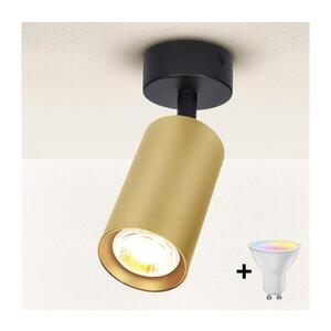 BRILAGI - LED Stmívat. bodové svítidlo SELE GOLDEN 1xGU10/4, 8W/230V černá/zlatá BG1005+AI2382 obraz
