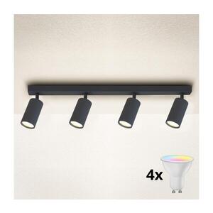 BRILAGI - LED RGBW Stmívatelné bodové svítidlo SELE 4xGU10/4, 8W/230V antracit BG1633+4xAI2382 obraz