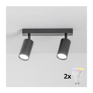 BRILAGI - LED RGBW Stmívatelné bodové svítidlo SELE 2xGU10/4, 8W/230V černá BG0625+2xAI2382 obraz