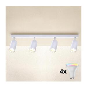 BRILAGI - LED RGBW Stmívatelné bodové svítidlo SELE 4xGU10/4, 8W/230V bílá BG0808+4xAI2382 obraz