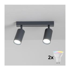 BRILAGI - LED RGBW Stmívatelné bodové svítidlo SELE 2xGU10/4, 8W/230V antracit BG1631+2xAI2382 obraz