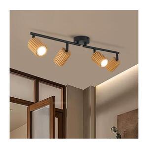 BRILAGI - Bodové svítidlo MODERN WOOD 4xGU10/8W/230V dřevo/černá BRI376 obraz