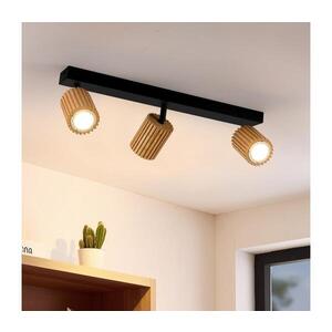 BRILAGI - Bodové svítidlo MODERN WOOD 3xGU10/8W/230V dřevo/černá BRI378 obraz