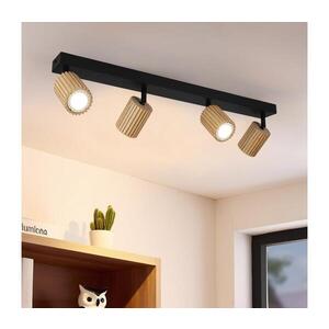 BRILAGI - Bodové svítidlo MODERN WOOD 4xGU10/8W/230V dřevo/černá BRI379 obraz