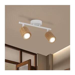 BRILAGI - Bodové svítidlo MODERN WOOD 2xGU10/8W/230V dřevo/bílá BRI381 obraz