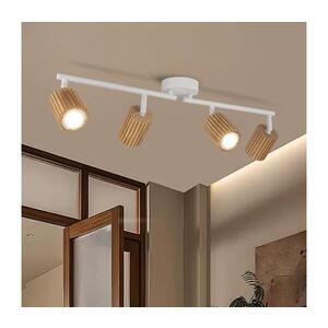 BRILAGI - Bodové svítidlo MODERN WOOD 4xGU10/8W/230V dřevo/bílá BRI384 obraz