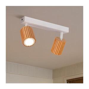 BRILAGI - Bodové svítidlo MODERN WOOD 2xGU10/8W/230V dřevo/bílá BRI385 obraz