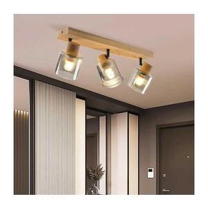 BRILAGI - Bodové svítidlo HYGGE 3xE14/15W/230V dřevo/kouřová BRI404 obraz