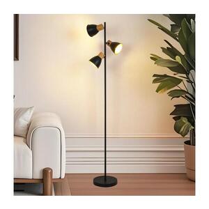 BRILAGI - Stojací lampa ODENSE 3xE14/10W/230V dřevo/černá BRI419 obraz