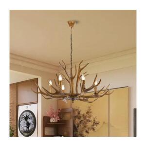 BRILAGI - Lustr na řetězu DEER 6xE14/10W/230V pr. 102 cm paroží BRI432 obraz