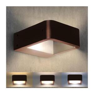 BRILAGI - LED Venkovní svítidlo BARI LED/7W/230V 3000/4000/6000K hnědá IP54 WO-HR60071-OEM-RUST obraz