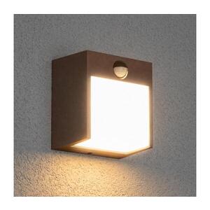 BRILAGI-LED Venkovní nástěnné svítidlo se senzorem TERNI LED/12W/230V hnědá IP44 WO-HR60421S-OEM-RUST obraz