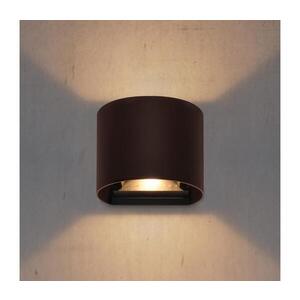 BRILAGI - LED Venkovní nástěnné svítidlo RONDO LED/6W/230V hnědá IP54 WO-HR60431-LED-OEM-RUST obraz