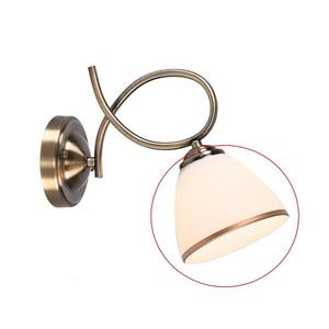 BRILAGI - Náhradní sklo k nást. lampě a lustru FRED E27 pr. 13, 5 cm krém./bronz 63500 obraz