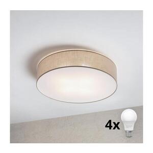 BRILAGI - LED Stropní svítidlo SIRIJA 4xE27/15W/230V pr. 60 cm béžová 8590828019459 obraz