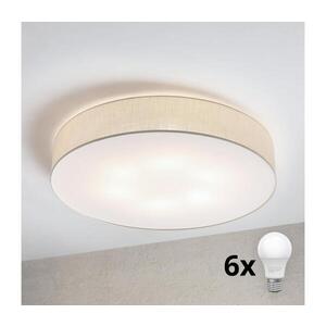 BRILAGI - LED Stropní svítidlo SIRIJA 6xE27/15W/230V pr. 80 cm krémová 8590828019503 obraz