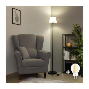 BRILAGI - LED Stojací lampa CERIA 1xE27/40W/230V pr. 20, 5 cm bílá/černá SA2187+EG781029 obraz