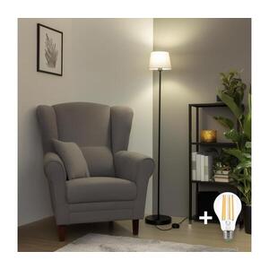 BRILAGI - LED Stojací lampa CERIA 1xE27/40W/230V pr. 20, 5 cm šedá/černá SA2187+EG781031 obraz