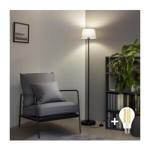 BRILAGI - LED Stojací lampa CERIA 1xE27/40W/230V pr. 25 cm šedá/černá SA2187+EG781033 obraz