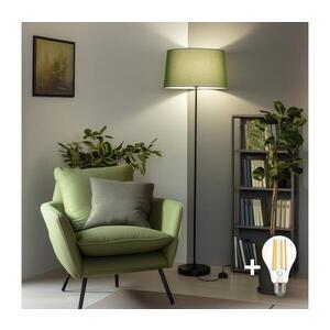 BRILAGI - LED Stojací lampa CERIA 1xE27/40W/230V pr. 45 cm zelená/černá SA2187+EG781045 obraz
