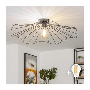 BRILAGI - LED Přisazený lustr CERIA WIRE 1xE27/40W/230V pr. 80 cm černá BG3988+EG300157 obraz