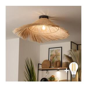 BRILAGI - LED Přisazený lustr CERIA BOHO 1xE27/40W/230V pr. 70 cm ratan BG3988+EG781136 obraz