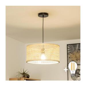 BRILAGI - LED Lustr na lanku CERIA BOHO 1xE27/40W/230V pr. 25 cm bambus BG3987+EG781159 obraz