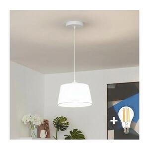 BRILAGI - LED Lustr na lanku CERIA 1xE27/40W/230V pr. 25 cm bílá EG300171+EG781032 obraz