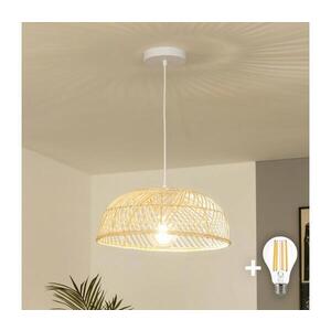 BRILAGI - LED Lustr na lanku CERIA BOHO 1xE27/40W/230V pr. 60 cm ratan EG300171+EG781132 obraz